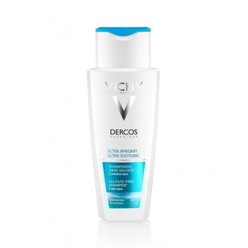 Dercos Ultra Soothing Σαμπουάν για Ευαίσθητο Τριχωτό, Ξηρά & Βαμμένα Μαλλιά 200ml Ξηρα Μαλλια